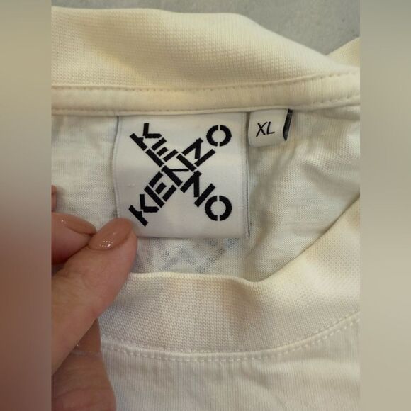 Kenzo Off-White Sport Logo T-Shirt - Picture 3 of 5